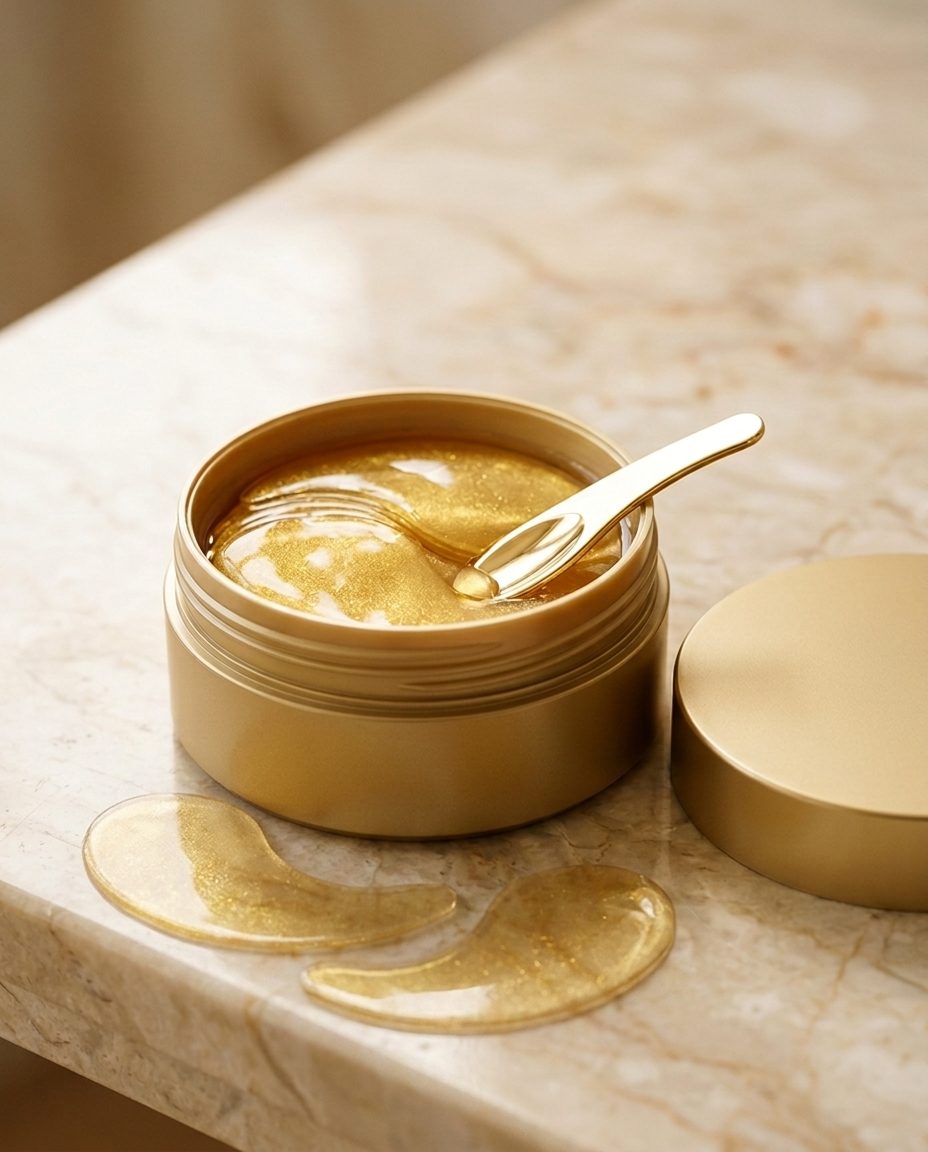 Dewy Gold Hydrogel Eye Patches | De-Puff & Brighten in 10 Minutes