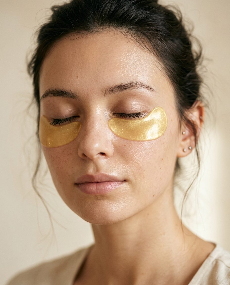 Dewy Gold Hydrogel Eye Patches | De-Puff & Brighten in 10 Minutes